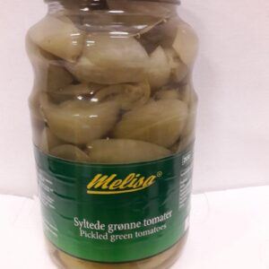 Tomater Halve Grønne Syltede 1400gr. Drænet Dk.